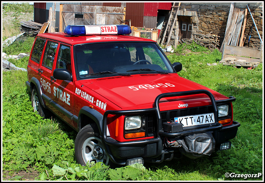 549[K]56 - SLRr Jeep Cherokee/Wawrzaszek - OSP LeÅ›nica-GroÅ„