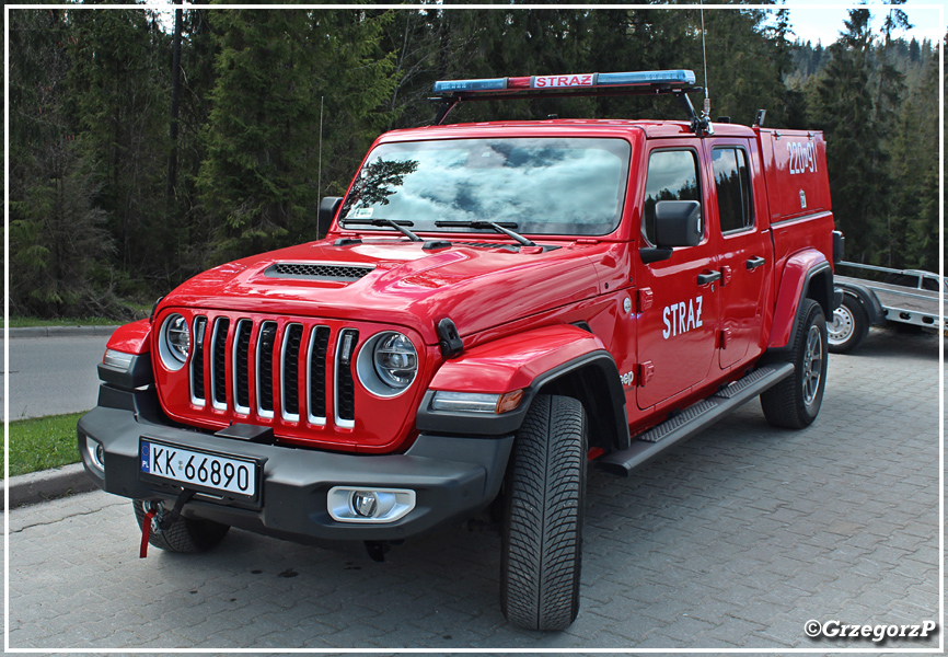 220[K]91 - SLRr Jeep Gladiator Overland/Bibmot - KW PSP Kraków