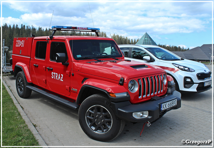 220[K]91 - SLRr Jeep Gladiator Overland/Bibmot - KW PSP Kraków