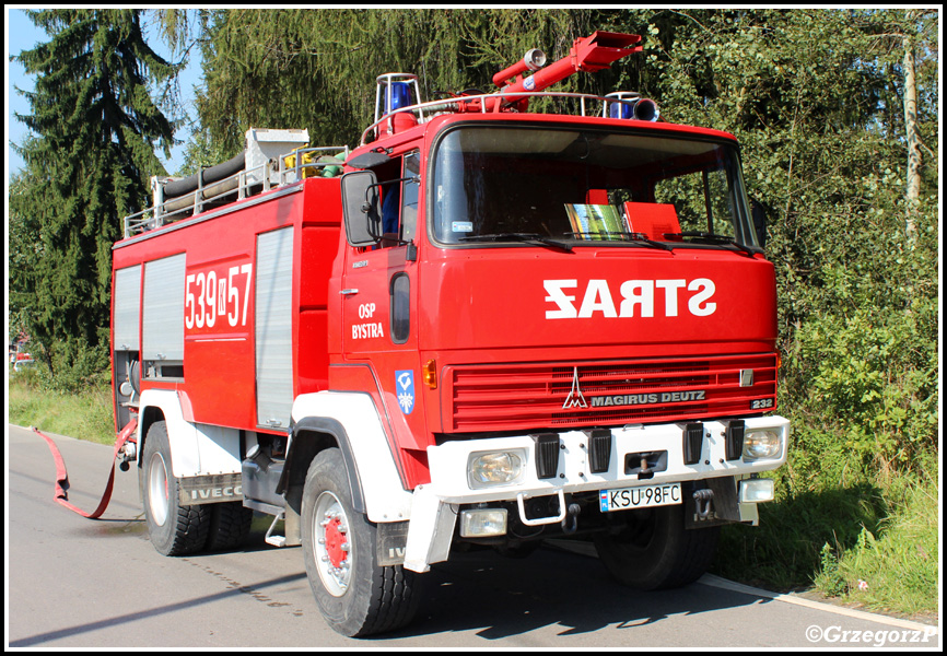 539[K]57 - GCBA 5/24 Magirus Deutz 232D17/Magirus - OSP Bystra PodhalaÅ„ska