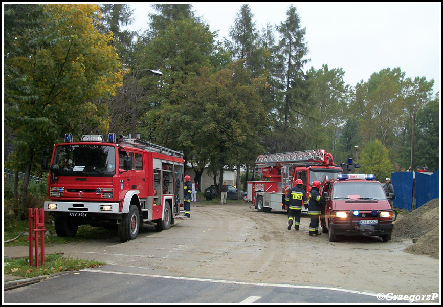 30.09.2010 - Zakopane, ul. Kamieniec 10 - Manewry KSRG powiatu tatrzańskiego