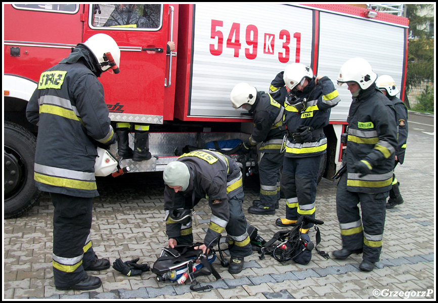 30.09.2010 - Zakopane, ul. Kamieniec 10 - Manewry KSRG powiatu tatrzaÅ„skiego