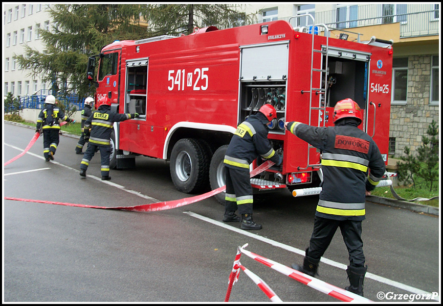 30.09.2010 - Zakopane, ul. Kamieniec 10 - Manewry KSRG powiatu tatrzaÅ„skiego