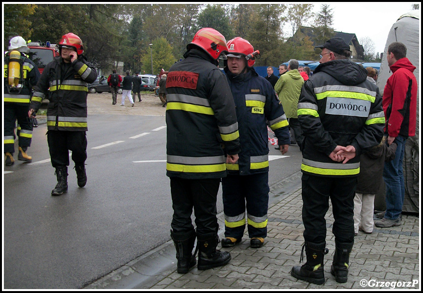 30.09.2010 - Zakopane, ul. Kamieniec 10 - Manewry KSRG powiatu tatrzaÅ„skiego
