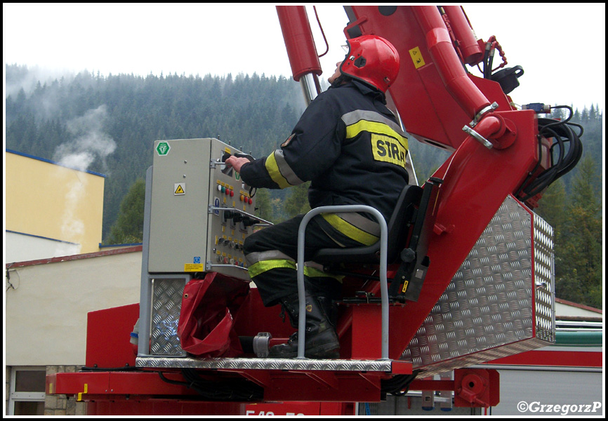 30.09.2010 - Zakopane, ul. Kamieniec 10 - Manewry KSRG powiatu tatrzaÅ„skiego