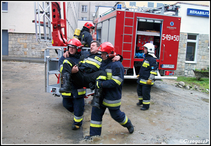 30.09.2010 - Zakopane, ul. Kamieniec 10 - Manewry KSRG powiatu tatrzaÅ„skiego