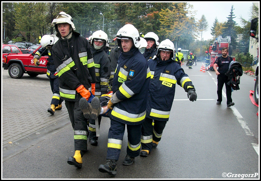 30.09.2010 - Zakopane, ul. Kamieniec 10 - Manewry KSRG powiatu tatrzaÅ„skiego