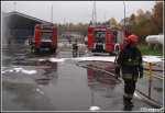 23.10.2012 - Nowy Targ, ul. Składowa - Wojewódzkie manewry w zakładzie GASPOL