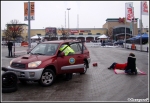 13.01.2013 - KrakÃ³w, parking M1 - Pokaz pierwszej pomocy przy wypadku komunikacyjnym