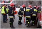 13.01.2013 - KrakÃ³w, parking M1 - Pokaz pierwszej pomocy przy wypadku komunikacyjnym