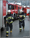 7.11.2016 - Zakopane, ul. Balzera, hotel Nosalowy Dwór - Manewry KSRG powiatu tatrzańskiego