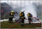 31.01.2018 - Rabka-Zdrój, Amfiteatr - Pokaz gaszenia samochodu