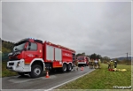 18.10.2021 - Rabka-ZdrÃ³j, Zaryte - Manewry powiatowe KSRG ''SAMOLOT 2021'', epizod: katastrofa lotnicza