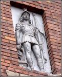 Figurka Å›w. Floriana z budynku OSP Mszana Dolna