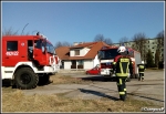 17.03.2020 - Rabka-Zdrój, ul Piłsudskiego - Pożar traw