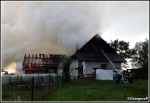 30.07.2019 - Skawa - PoÅ¼ar zabudowaÅ„ gospodarczych
