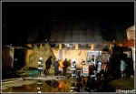4.12.2011 - ChochoÅ‚Ã³w - PoÅ¼ar drewnianych zabudowaÅ„