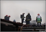 25.04.2016 - Nowy Targ, ul. Kolejowa - PoÅ¼ar w zakÅ‚adach miÄ™snych