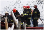25.04.2016 - Nowy Targ, ul. Kolejowa - PoÅ¼ar w zakÅ‚adach miÄ™snych