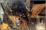 28.04.2009r. - Rabka, KoÅ›ciuszki - PoÅ¼ar pustostanu