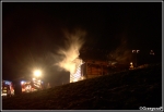 26.12.2013 - OlszÃ³wka - PoÅ¼ar drewnianego budynku