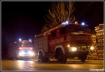 26.12.2013 - Olszówka - Pożar drewnianego budynku