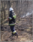 13.03.2014 - Skomielna Biała - Pożar suchej trawy