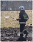 13.03.2014 - Skomielna Biała - Pożar suchej trawy