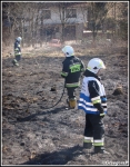 13.03.2014 - Skomielna BiaÅ‚a - PoÅ¼ar suchej trawy