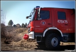 13.03.2014 - Skomielna BiaÅ‚a - PoÅ¼ar suchej trawy