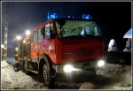 12.12.2012 - Pieniążkowice - Pożar drewnianych zabudowań 12.12.2012 - Pieniążkowice - Pożar drewnianych zabudowań