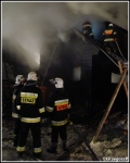 12.12.2012 - PieniÄ…Å¼kowice - PoÅ¼ar drewnianych zabudowaÅ„