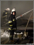 12.12.2012 - PieniÄ…Å¼kowice - PoÅ¼ar drewnianych zabudowaÅ„