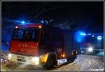 12.12.2012 - PieniÄ…Å¼kowice - PoÅ¼ar drewnianych zabudowaÅ„