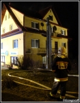 9.03.2013 - Mszana Dolna, ul. Orkana - PoÅ¼ar poddasza