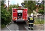 18.08.2011 - Rabka, ul. Leśna - Pożar drewnianego budynku 18.08.2011 - Rabka, ul. Leśna - Pożar drewnianego budynku