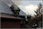 18.08.2011 - Rabka, ul. Leśna - Pożar drewnianego budynku