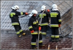18.08.2011 - Rabka, ul. LeÅ›na - PoÅ¼ar drewnianego budynku
