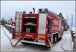 29.12.2019 - Stare Bystre - PoÅ¼ar budynku biurowego