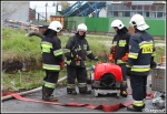25.04.2016 - Nowy Targ, ul. Kolejowa - PoÅ¼ar w zakÅ‚adach miÄ™snych