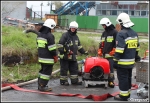 25.04.2016 - Nowy Targ, ul. Kolejowa - Pożar w zakładach mięsnych