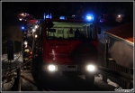 13.01.2015 - Sieniawa - PoÅ¼ar zabudowaÅ„ gospodarczych