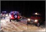 13.01.2015 - Sieniawa - PoÅ¼ar zabudowaÅ„ gospodarczych