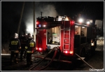 13.01.2015 - Sieniawa - PoÅ¼ar zabudowaÅ„ gospodarczych