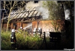 4.10.2009 - Rabka-  Zaryte - PoÅ¼ar zabudowaÅ„ gospodarczych