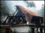 14.09.2011, Zakopane, ul. Zaruskiego - pożar pustostanu 14.09.2011, Zakopane, ul. Zaruskiego - pożar pustostanu