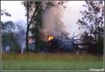 5.07.2009 - Skawa - PoÅ¼ar budynku mieszkalnego i gospodarczego