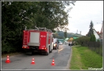 26.08.2010 - Rabka, ul. PodhalaÅ„ska - Zderzenie motocyklisty z samochodem