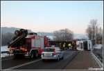 20.03.2012 - Podwilk, E77 - Wypadek ciężarówki