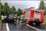 12.07.2013 - Naprawa, Zakopianka - Zderzenie samochodu osobowego z ciężarówką